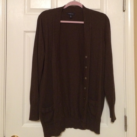 Oversized brown cardigan
