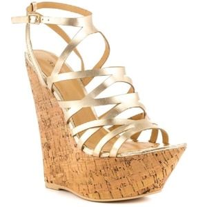 Alyssa - golden wedges