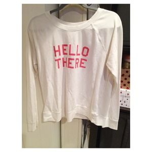 'Hello There' Long Sleeve Top!
