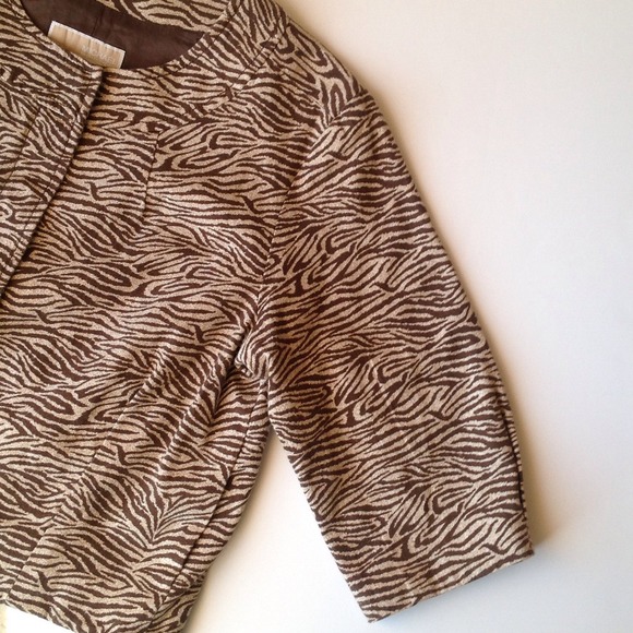MICHAEL Michael Kors Jackets & Blazers - final price - MK ANIMAL PRINT JACKET
