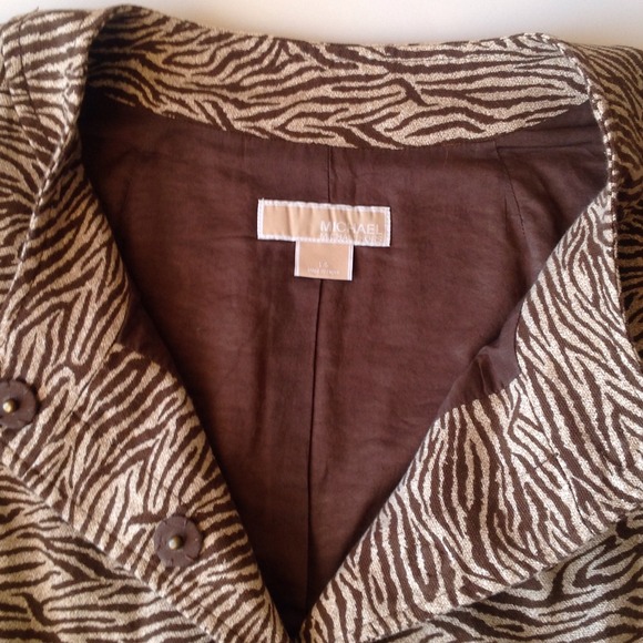 final price - MK ANIMAL PRINT JACKET - Picture 2 of 4