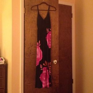 Floral Maxi Dress - Size L