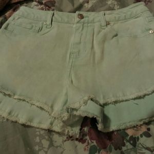Delia'a light blue shorts