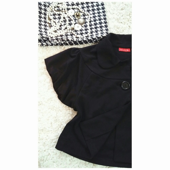 Cropped belle sleeved pullover