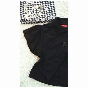 Cropped belle sleeved pullover