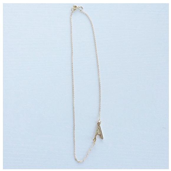 Custom Gold/ Silver Monogram Initial Charm Necklac - Picture 4 of 4