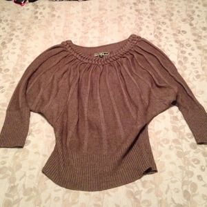 Love Stitch brown sweater
