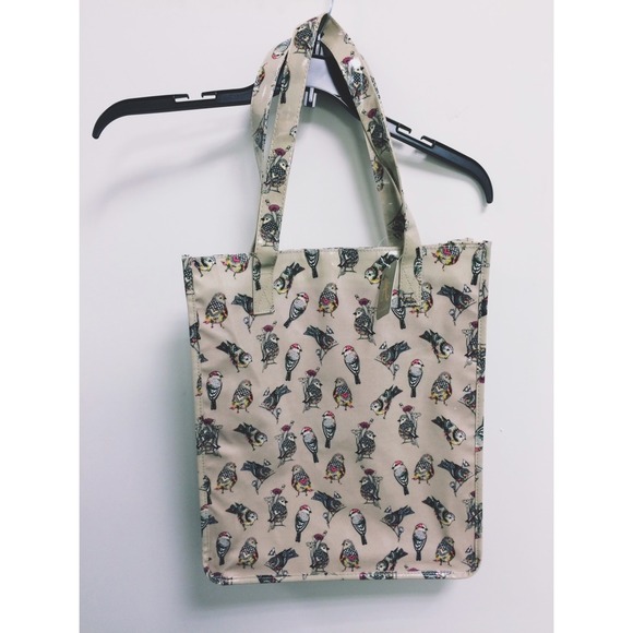 WATERCOLOR BIRD TOTE FROM UK🇬🇧🎨