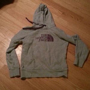 Grey North Face Hoodie