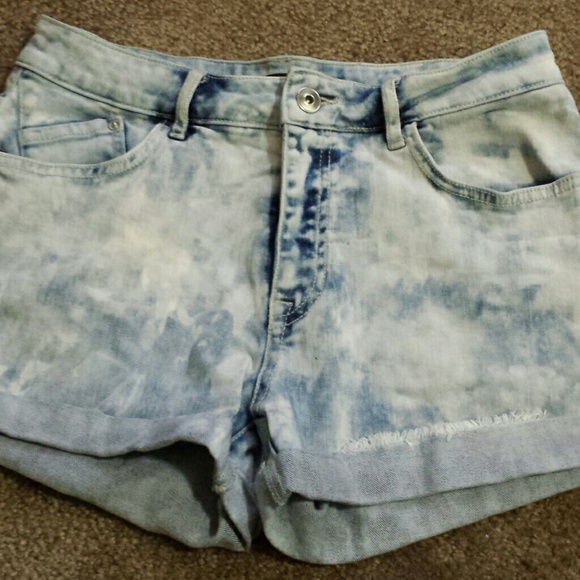High waisted shorts