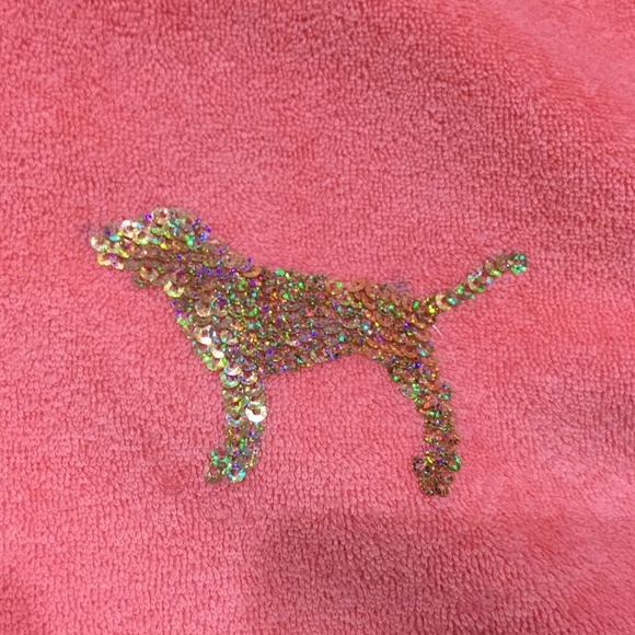 Victoria's Secret PINK terry hoodie Medium NWT - Picture 4 of 4