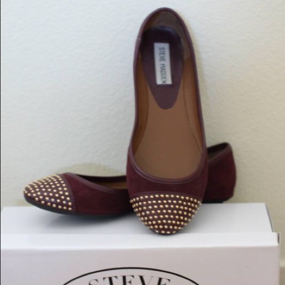 Steve Madden studded flats