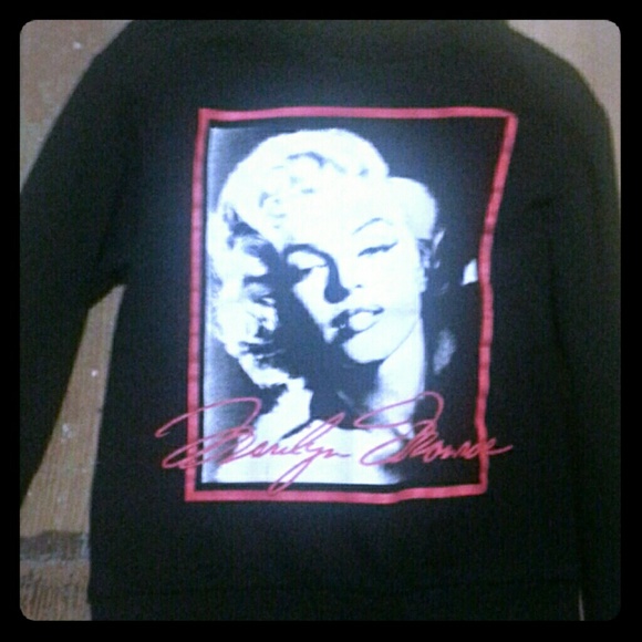 Marilyn Monroe Crew Hoodie.