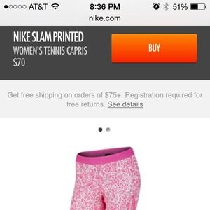 Nike pro capris
