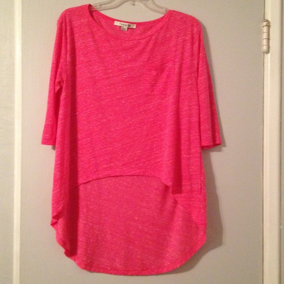 High low pink top - Picture 1 of 2