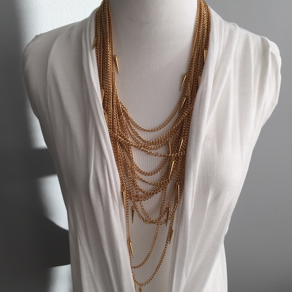 Jewelry - $FIRM$ Gold Multi Chain Necklace