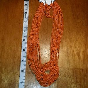 Multi-strand and knot necklae and earring set!