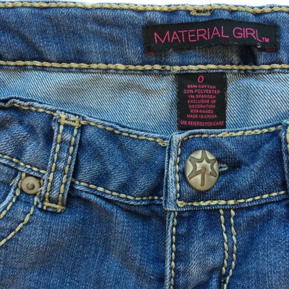 NWOT Blue and white ombré cutoff denim shorts - Picture 3 of 3