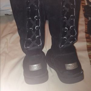 Tall black Ugg boots!!!