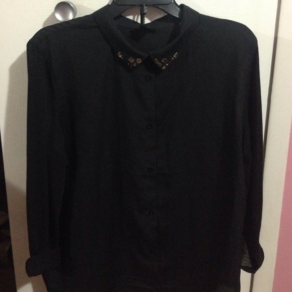 Sheer button down