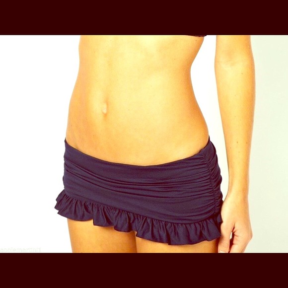 Juicy Couture Navy blue bikini skirt