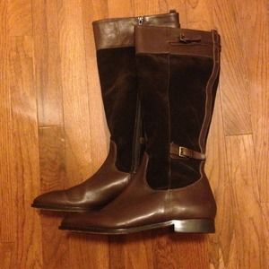 J. Crew Leather/Suede Riding Boots