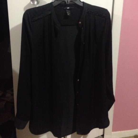 Silky button down