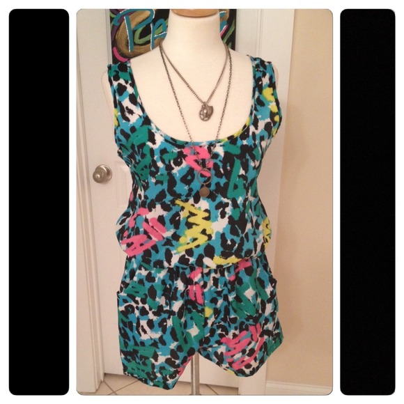 SOLD Xtaren Graffiti Romper - Picture 4 of 4