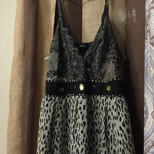 Flirty Summer dress with gem accents