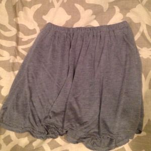 Brandy Melville Gray Cotton Skirt
