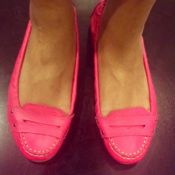 Hot Pink Loafers