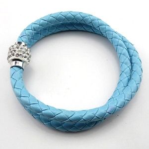 Blue Double Warp Bracelet