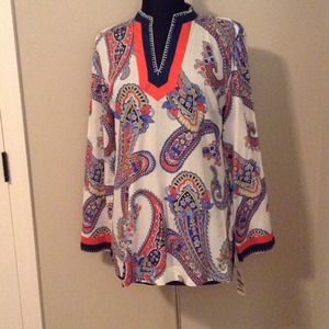 Paisley print tunic