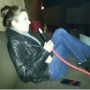 Black Michael Kors Leather Jacket