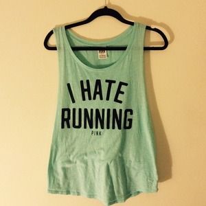 VS Pink I Hate Running Tank
