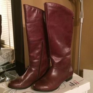 Aldo cognac riding boots