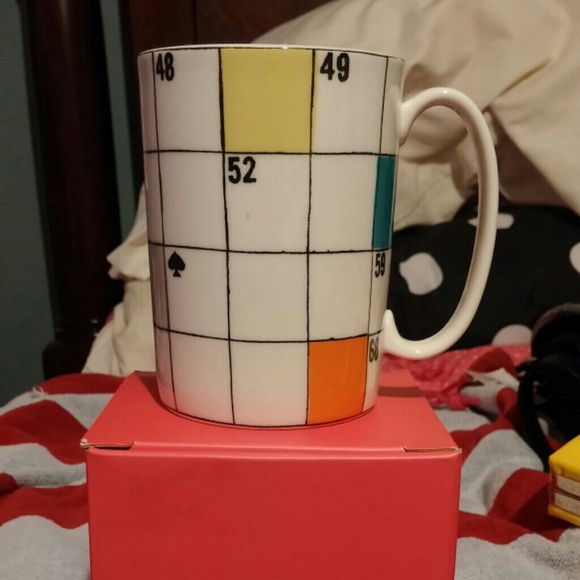Kate spade "say the word crossword"mug