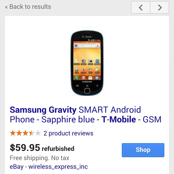 Samsung Gravity SMART Andriod Gravity T-Mobile