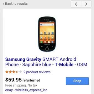 Samsung Gravity SMART Andriod Gravity T-Mobile