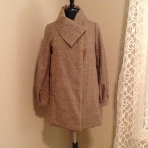 Brown textured coat