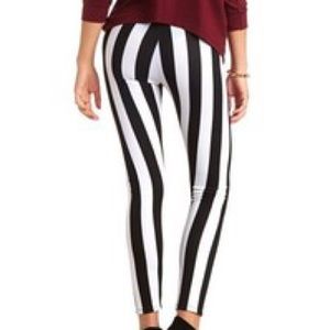Black and white striped leggings :)