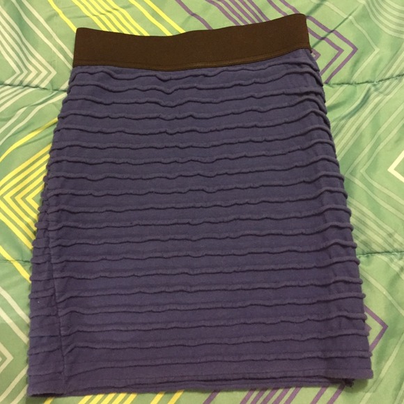 Blue Pencil Skirt - Picture 1 of 2