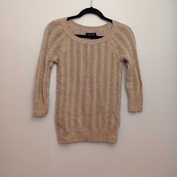 American Eagle Grey Knitted Sweater