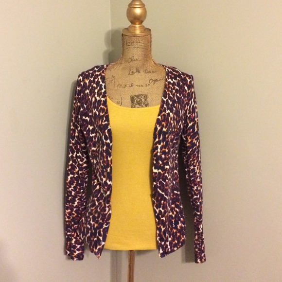 Leopard Multi print cardigan - Picture 2 of 3