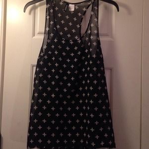 Cross Sheer Racer Back Tank