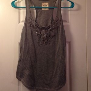 Hollister Grey Detailed Tank