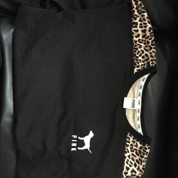 SOLD ON MERCARI Victoria secret leopard crew