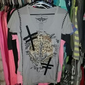 Affliction v-neck tshirt