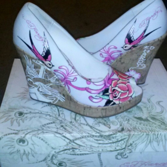 Ed Hardy wedges