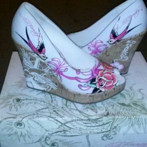 Ed Hardy wedges